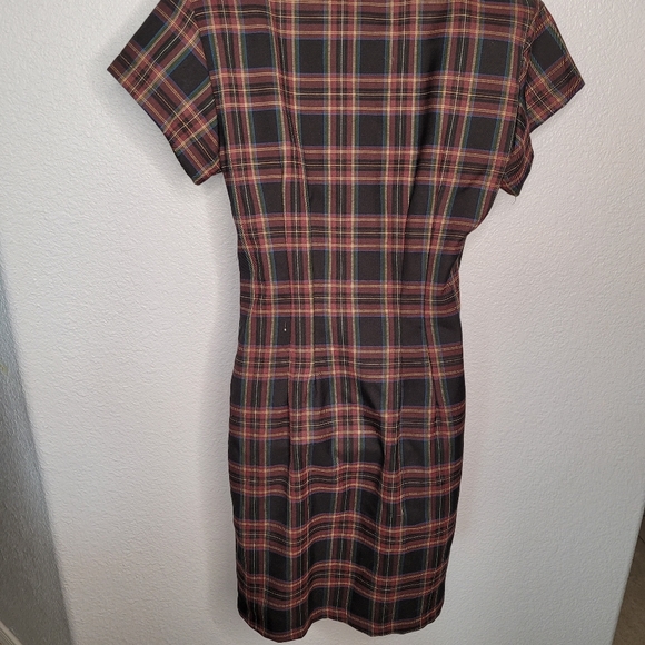 Vintage La Belle Plaid Dress - Picture 3 of 6